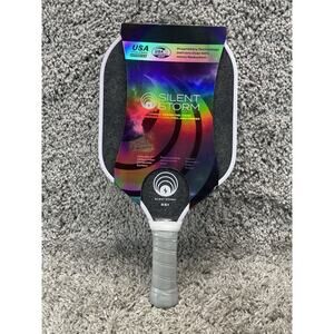 Silent Storm Pickleball Paddle Carbon Fiber USA Pickleball Acoustene Quiet New